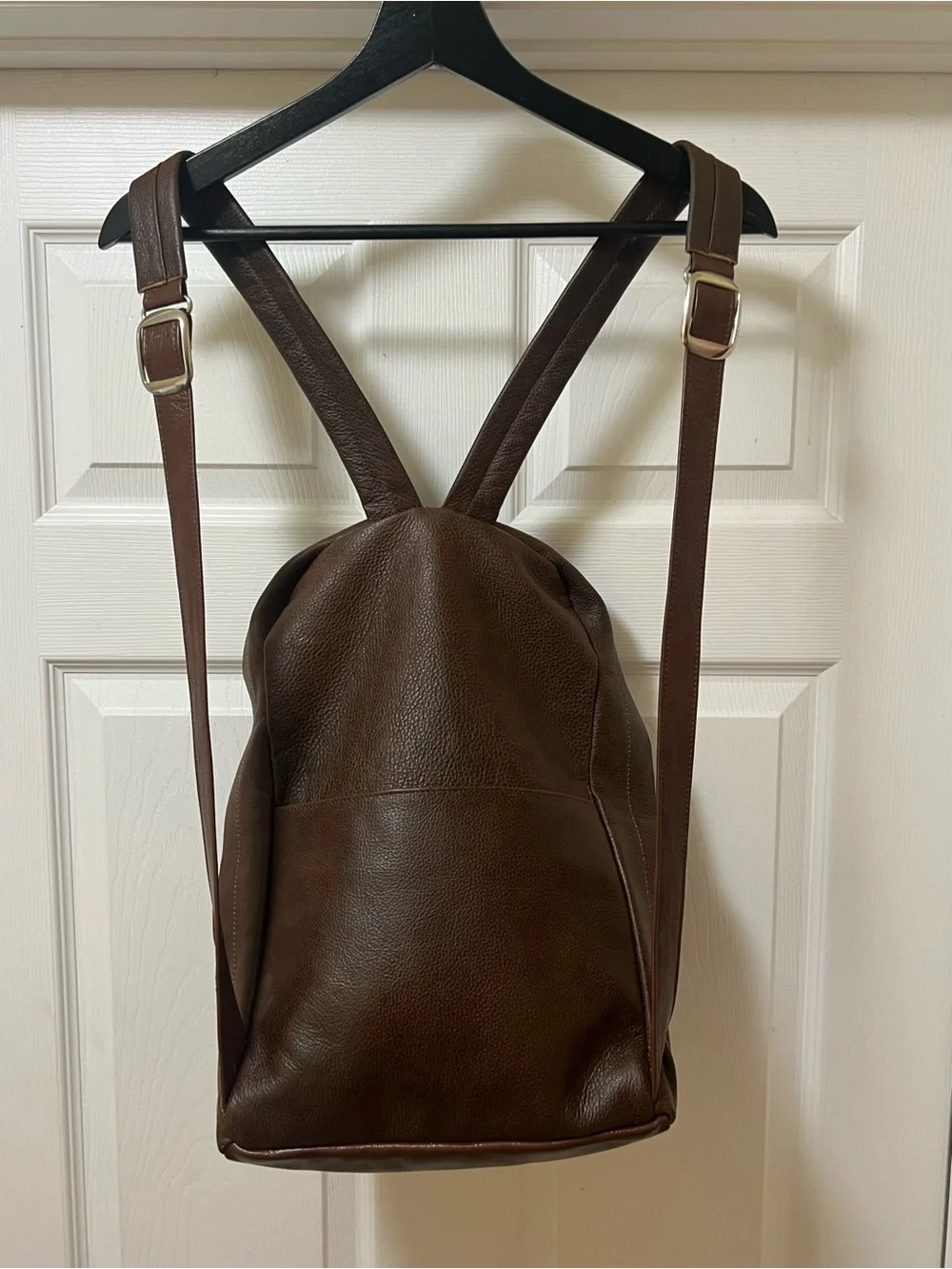 Men's Or Women’s Brown Leather Backpack - Modern Everyday Carry
